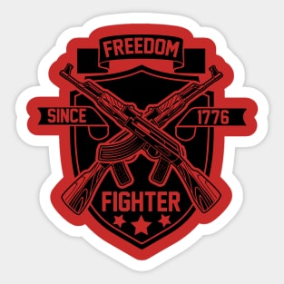 Freedom Fighter Since 1776 Sticker